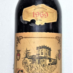 40 VIN ROSU SPANNA, COLLI MODENESI, Recoltare 1969 CL 72 GR 12,8