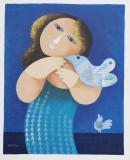 Sami Briss (1930 - ) - Fata cu porumbei