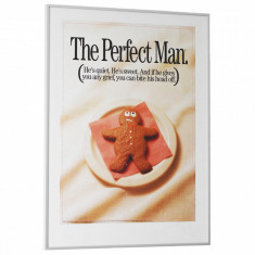 Afis poster print vechi vintage The Perfect Man barbatul Gingerbread 1989 1998