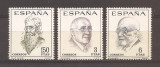 Spania 1966 - Aniversări de naștere, MNH