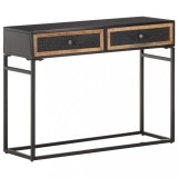 Cumpara ieftin Masă consolă, 100 x 35 x 75 cm, lemn masiv de mango