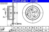 Disc frana ATE 24.0111-0146.1