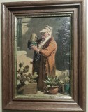 Tablou Carl Spitzweg, Ulei pe Carton, 20x16cm, Replica Autorizata, Rama inclusa