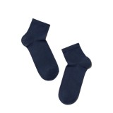 Șosete scurte de bumbac, Esli Classic 000, Jeans, 25 (40-41)