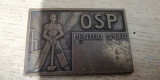QW1 82 - Medalie - tematica sport - comunism - OSP - Pentru sport
