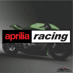 APRILIA RACING-MODEL 1-STICKERE MOTO - 15 cm. x 2.90 cm.