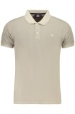 Cumpara ieftin Norway Tricou Polo barbati cu logo brodat, din bumbac, Regular fit, Bej, L