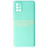 Husa Silicon Samsung Galaxy A71 Verde Mint, High Copy, Protectie Telefon