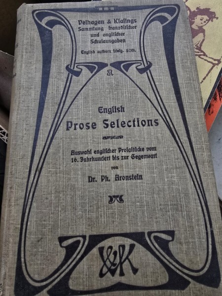 English prose selection - Dr.Ph. Aronstein