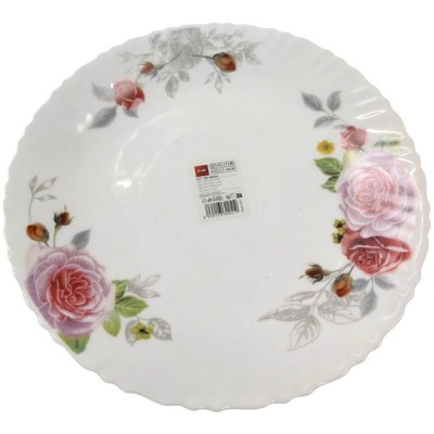 Set 6 Farfurii Intinse Opal Alb Flori Cok Julia 26cm 161-0004 CNN49191 foto
