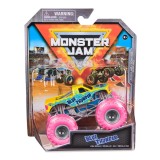 Monster Jam Masinuta Metalica Blue Thunder Scara 1 La 64