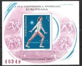 C2873 - Romania 1979 - Sport bloc nedantelat,neuzat,perfecta stare
