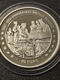 P10 ISLE OF MAN - 10 EURO 1997 PROOF , 200th ANNIVERSARY - BIRTH OF SCHUBERT ARGINT