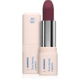 Korres True Velvety Lipstick ruj cremos cu finisaj satinat culoare Deep Berry 3 g