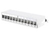 Patch Panel 12 porturi ecranat, gri - DIGITUS
