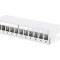 Patch Panel 12 porturi ecranat, gri - DIGITUS