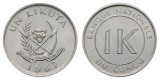 Congo 1967 - 1 likuta, UNC