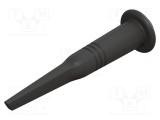Clips de măsurare neagră 5mm CAL TEST pentru sonde osciloscopice 1A