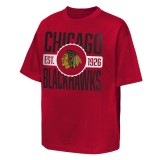 Chicago Blackhawks tricou de copii NHL Shot Speed Short Sleeve Elevated - 170&ndash;176 cm (14&ndash;16 ani)