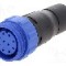 Conector circular, mama, 10 pini, BULGIN - PX0411/10S/6065