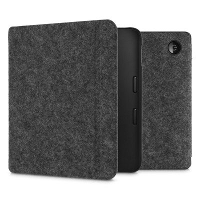 Husa pentru Tolino Vision 6, Textil, Gri, kwmobile, 56602.19 foto
