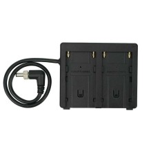 Adaptor Aputure pentru 2 acumulatori NP-F550 NP-F750 NP-F970 compatibil Amaran COB 60d 60x