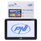 Sistem de navigatie GPS PNI L510 PRO ecran 5 inch, 800 MHz, 256MB DDR2, 8GB memorie interna, FM transmitter