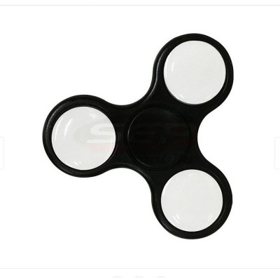 Fidget Spinner cu LED Negru foto