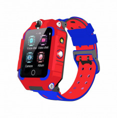 Ceas Smartwatch Pentru Copii YQT T10-360, 4G, GPS, Rotire 360 grade, Apel video, Rezistent la apa, Camera duala, Rosu foto