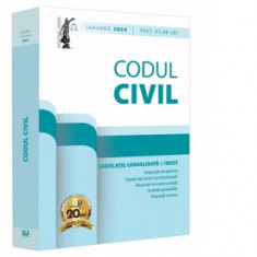Codul civil. Editie tiparita pe hartie alba, ianuarie 2024 - Dan Lupascu