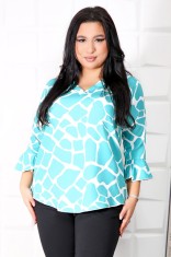 Bluza Eleganta Zen Aqua - 50Marimea foto