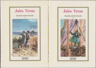 HST Insula misterioasă vol I + II Jules Verne sigilată ediția Adevărul foto