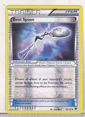 bnk crc Cartonas Pokemon 2016 Bent Spoon holo 93/124 foto