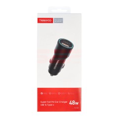 Incarcator auto Dual USB PD 3.0 + QC 5.0 TRANYOO 48W T-C22