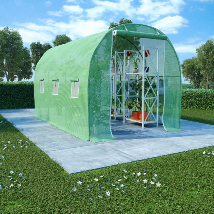 Seră, 6,86 m&sup2;, 3,43 x 2 x 2 m