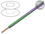 Cablu PVC 2,5mm2 Cu Verde-Violet 300V/500V