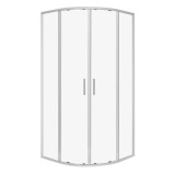 Cabină de duș cu ușă dublă curbată Solid RS 90 fără tavă