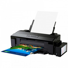 Imprimanta inkjet color CISS Epson L1800, dimensiune A3+, viteza max 15ppm alb-negru si color, rezolutie 5760x1440dpi, alimentare hartie 100 coli, int foto