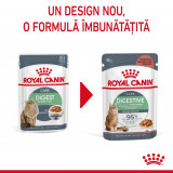 Royal Canin Digest Sensitive Care Adult hrană umedă pisică, confort digestiv (&icirc;n sos), 12 x 85g