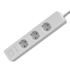 Prelungitor inteligent Blitzwolf BW-SHP9, 3 prize si 2 porturi USB, 3300W, 15A, Control de pe telefonul mobil SmartElectro IntelligentHouse