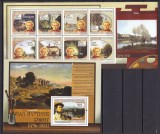 Guineea 2009 pictura Corot MI 6903-6910 + bl.1752 MNH, Nestampilat