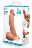 Dildo Realistic b-Vibe Slipskin Curvy 8 Inch - Silicon Medical Curvat Anale Natural Pressure Reactive 20cm
