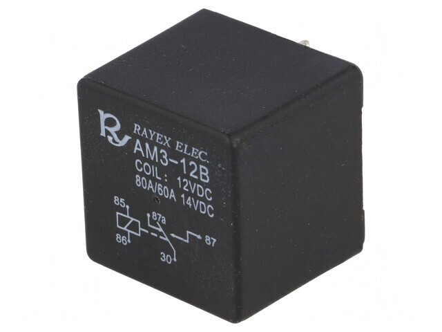 Releu Electromagnetic SPDT 12V 80A Autovehicule