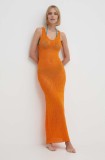 Desigual rochie de plaja KENIA culoarea portocaliu, 24SWMF02
