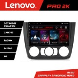 Navigatie BMW Seria 1 E87 2007-2011 clima manuala Lenovo Kit-bmw117-manual 8 core QLED 2K 8+256 360 Android Waze USB Navigatie Internet Youtub CarStor
