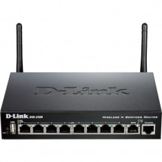 ROUTER D-LINK wireless. N VPN 45Mbps Firewa60 35Mbps VPN 20.000 sesiuni concurente 25 VPN tunnels DSR-250N foto