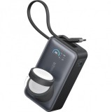 Baterie Externa Wireless Anker MagGo, 10000mAh, 35W, PD + QI, 1 x QI - 2 x USB-C, Neagra A1657H11