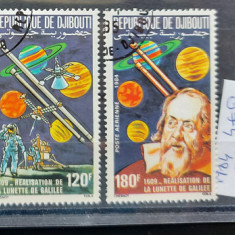 TS22 - Timbre serie Republica Djibouti - cosmos 1984 Mi470-421