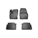 Covorase Auto Cauciuc Tavita Ford Kuga II 2013-&gt; Negru, Bordura Inalta, Interior, Compatibile, Fara Miros, 4 Bucati