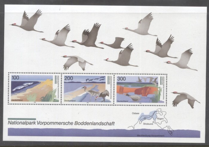 Germany Bundes 1996 Nature perf. sheet Mi.B36 MNH DA.154